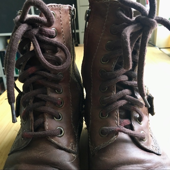 Duo VERSA Lace-up Leather Ankle Boots - Tan (5) - Picture 14 of 16